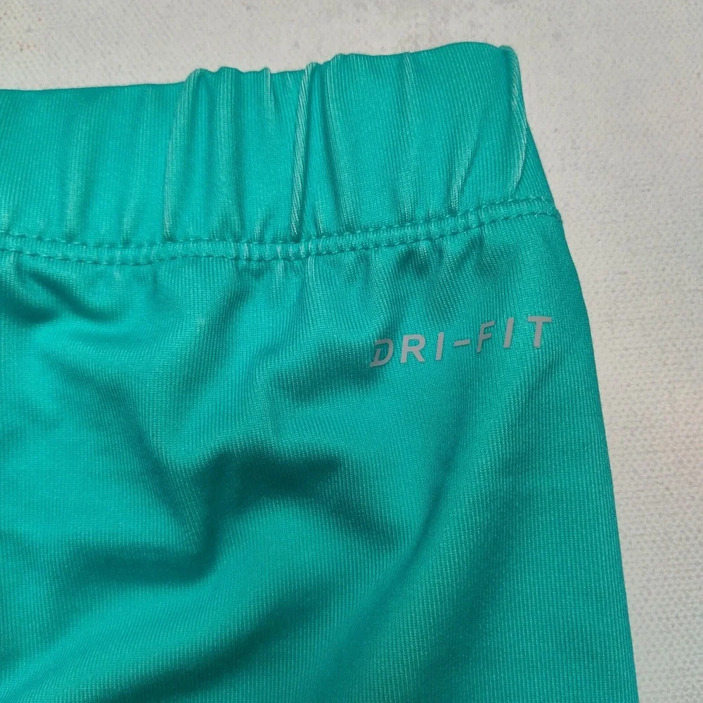 NIKE Dri-fit‎ Girls Size 6 Hyper Jade JUST DO IT Athletic Leggings NEW